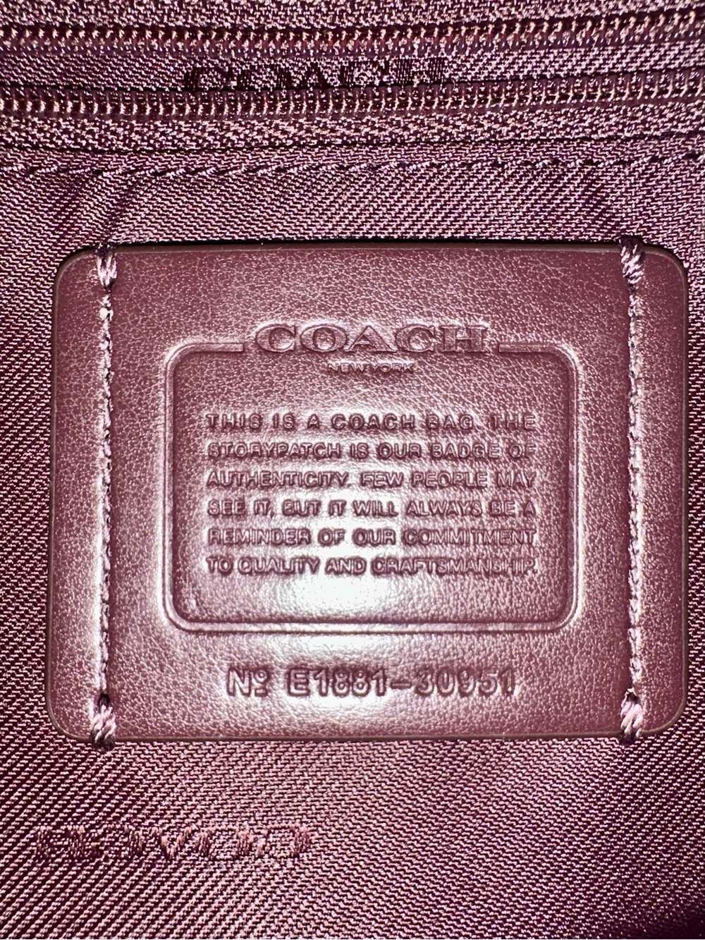 COACH Quinn Satchel Pebble Leather Hand/Shoulder/Crossbody 30951 Heather Gray - Picture 7 of 14